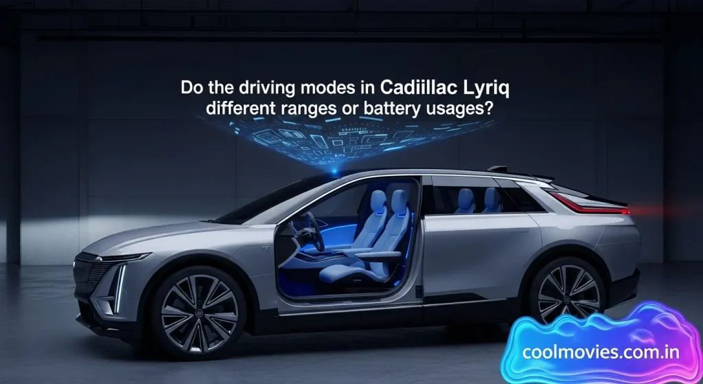 do the driving modes in cadillac lyriq offer different ranges or battery usages?