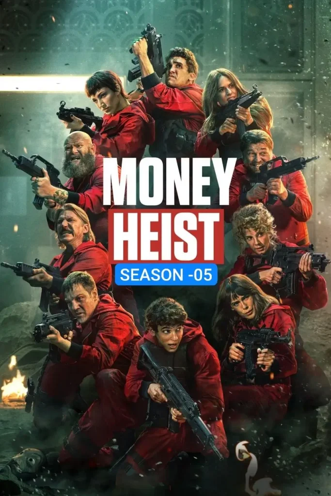 Money Heist S05 (2021) English Full Web Series HEVC ESub Money Heist S05